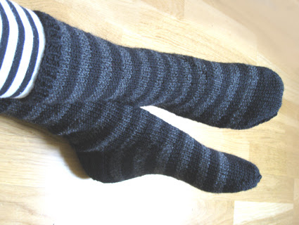 Stripete sokker