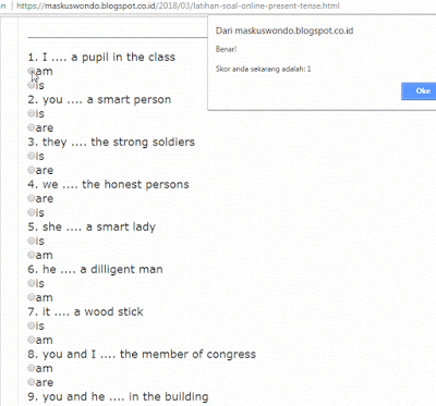 Sentences Of Past Tense Pilihan Ganda Dan Jawabannya - Ridwan Soal