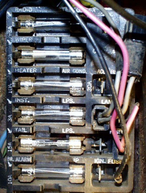 Chevelle Fuse Box - Wiring Diagram