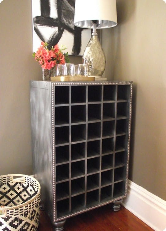 faux zinc wine cabinet faux zinc wine cabinet