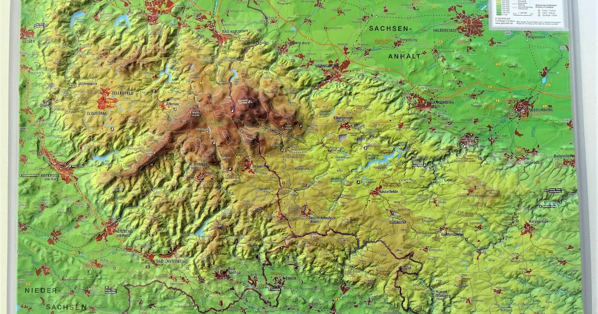 Harz Karte Landkarte : Niedersachsen Karten Portal Niedersachsen