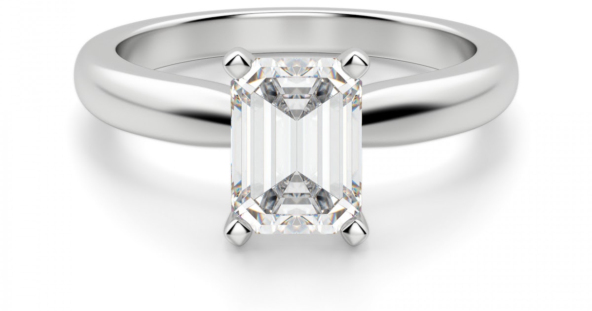 Wedding Rings Emerald Cut Wedding Rings Sets Ideas
