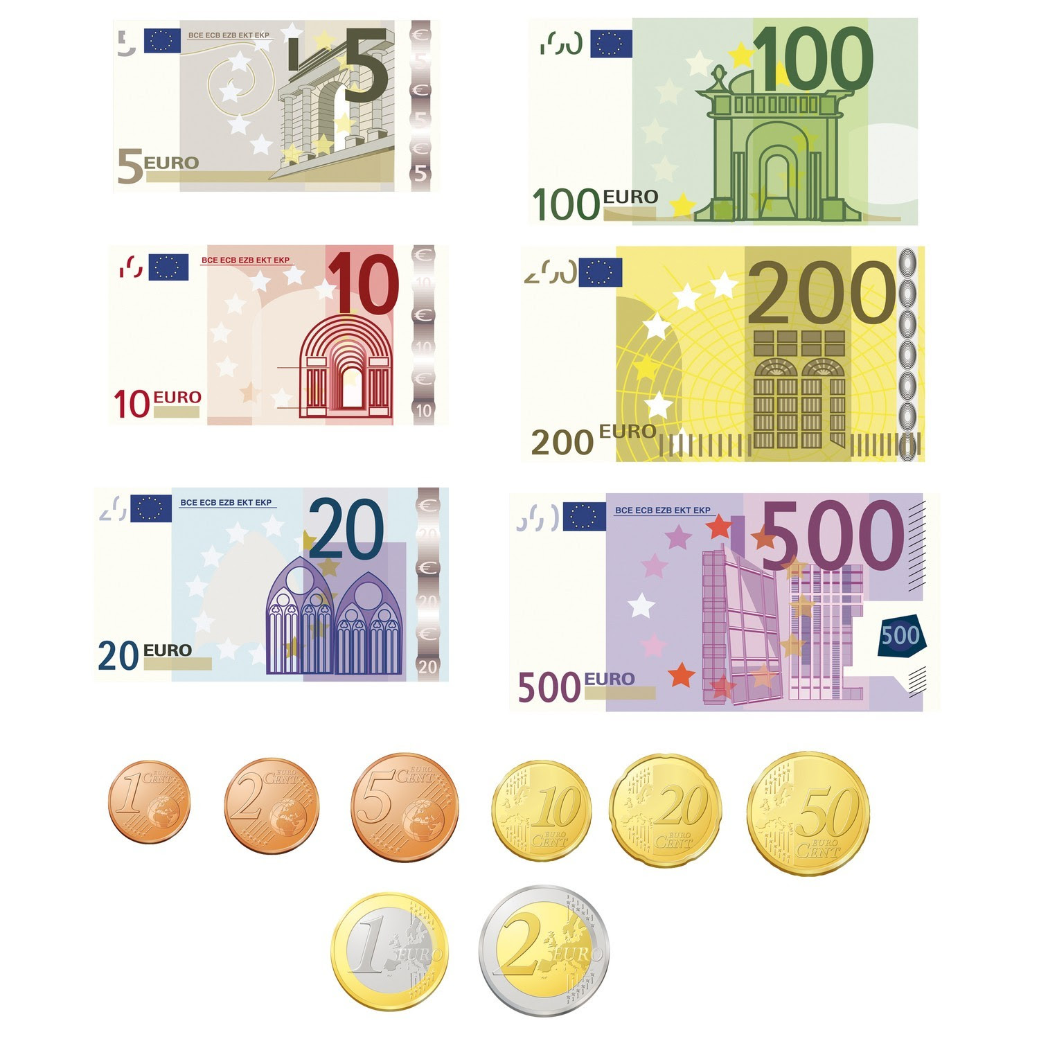 Euroscheine Zum Ausdrucken : 200-Euro-Schein: Alles zur europäischen