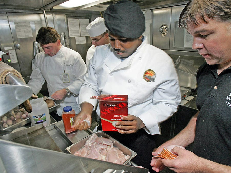 Submariners eat well   the quality of the food is designed to offset the stress and burden of living underwater for months at a time