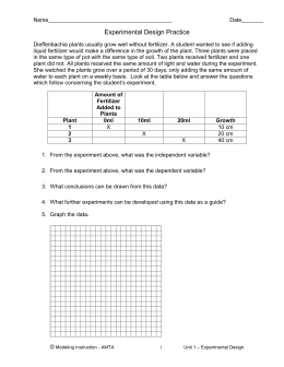 31 Experimental Design Practice Worksheet Answers - Notutahituq