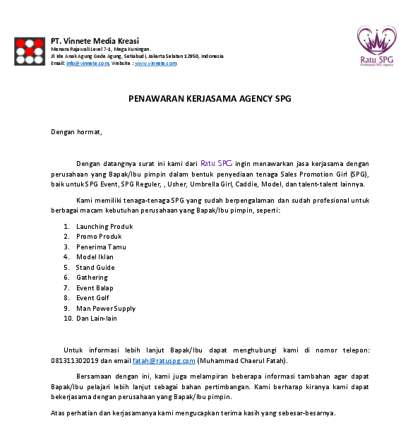 Download Contoh Email Penawaran Produk Ke Perusahaan Pics