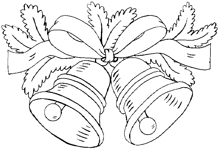 Coloriage Cloche De Noel A Imprimer | Decoration de Noel