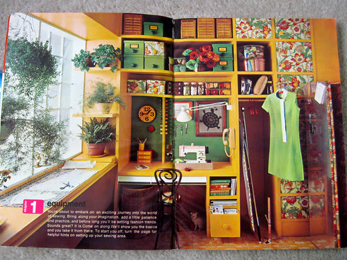 Simplicity book sewing room