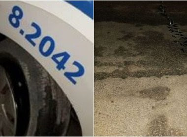 Novo Triunfo: Grupo explode banco e metralha viatura da PM