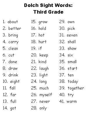 sight word worksheet: NEW 398 SIGHT WORDS WORKSHEETS GRADE 3