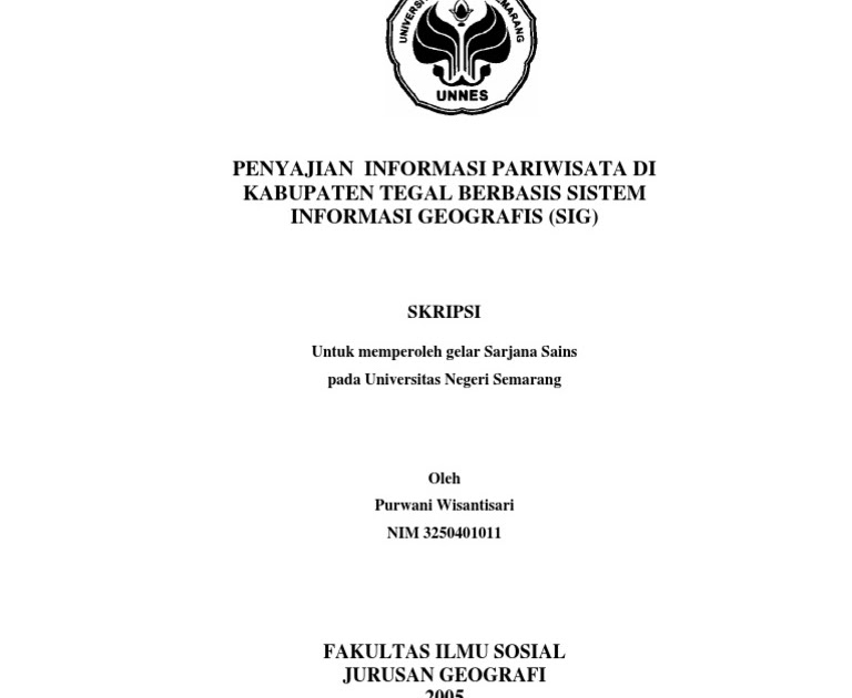 Judul Skripsi Geografi Ugm Pejuang Skripsi