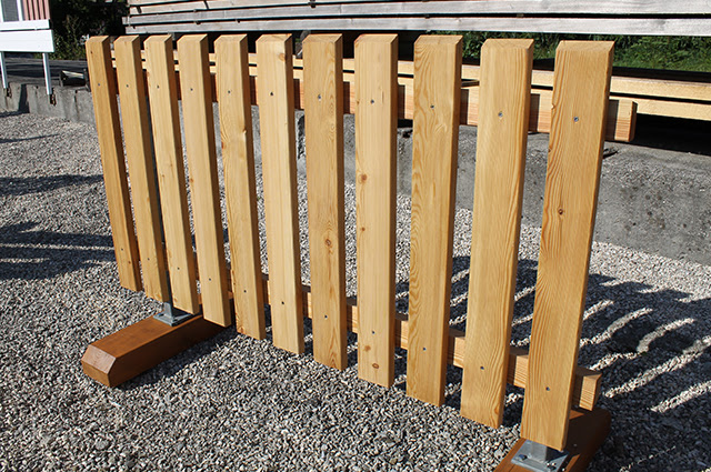 Balkon Zaun Holz