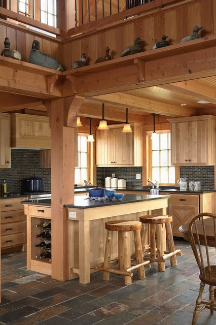 Hunting Lodge - eclectic - kitchen - minneapolis - by David Heide