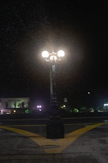 magic lamp snow machine in a Justin Bieber music video