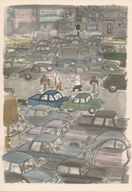 "Comment on s'enrhume à Paris", 1961, Jean-Jacques Sempé