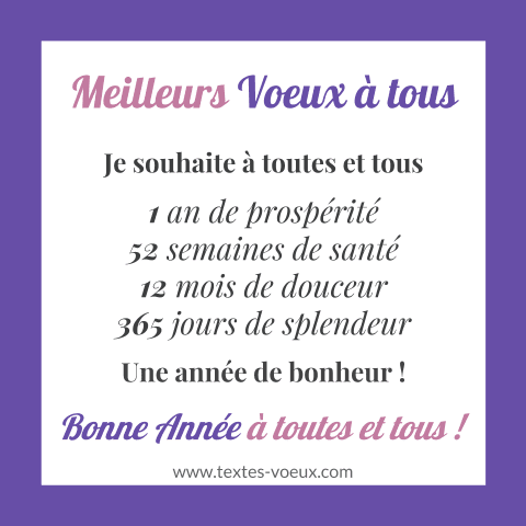 Texte De Voeux 2020 Pour Des Amis - Texte Préféré