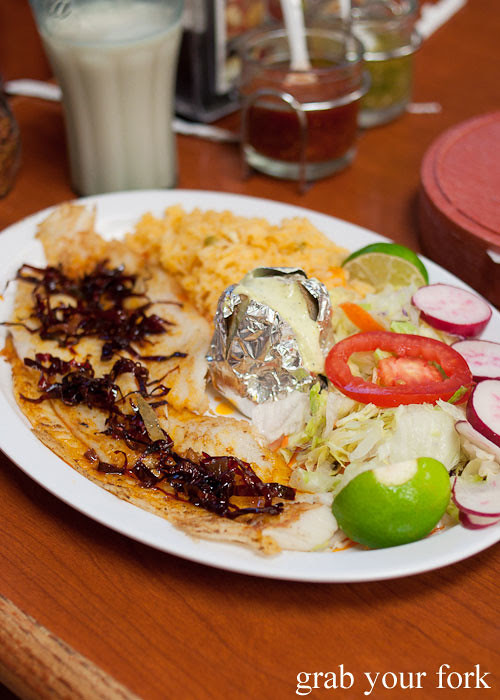 grilled fish at tamales lilianas restaurante mexican in east los angeles