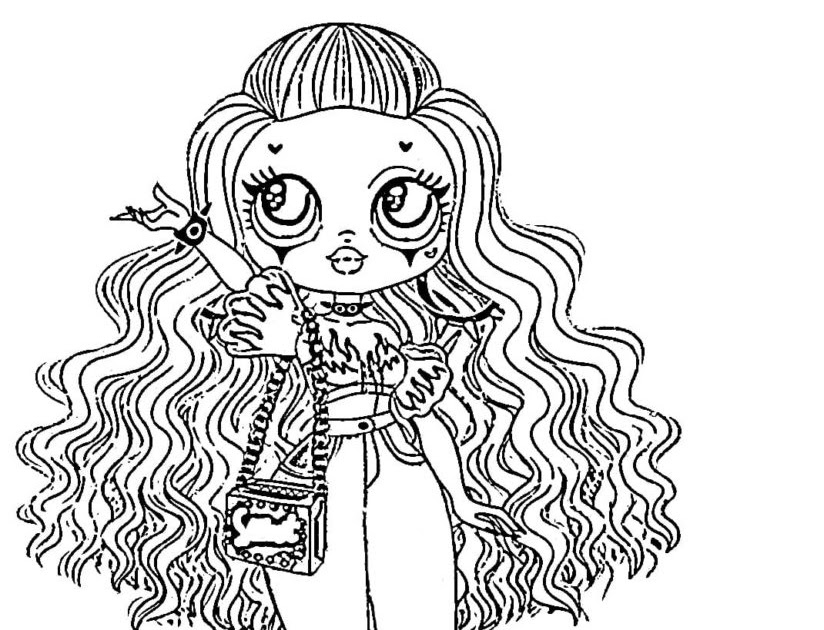 Kids Learning A U I: Unicorn Lol Omg Doll Coloring Pages - Omg Doll