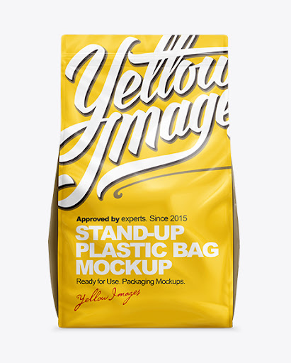 Download 46lb Cat Litter Bag Mock Up Front View PSD Mockup Templates