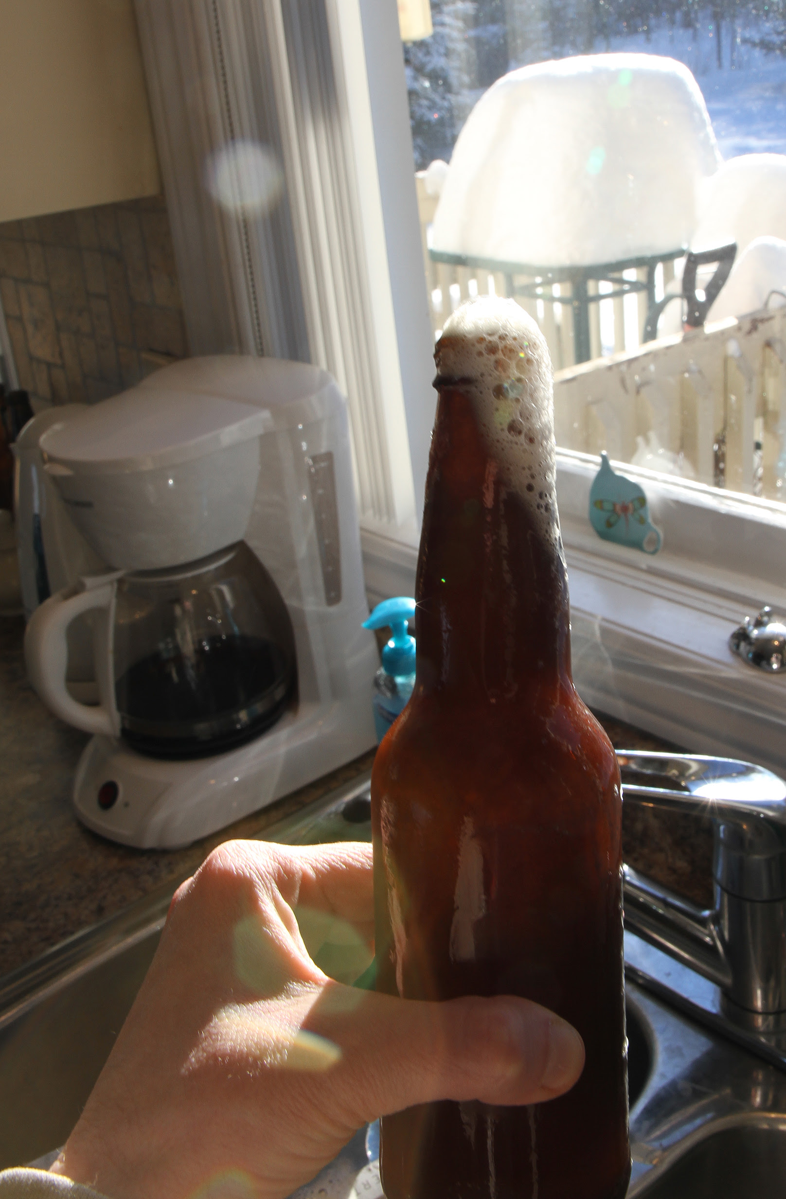 frozen beer