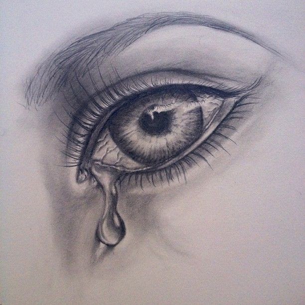 Sad Drawings Of Crying Eyes Crying Eye Drawing Cry Drawing Crying