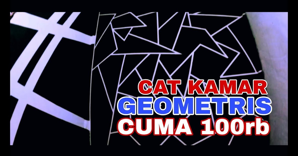 34 Pola Geometris Cat Dinding Yang Menawan
