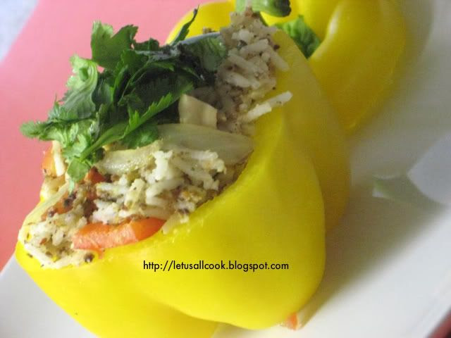 Capsicum Rice for Thanksgiving