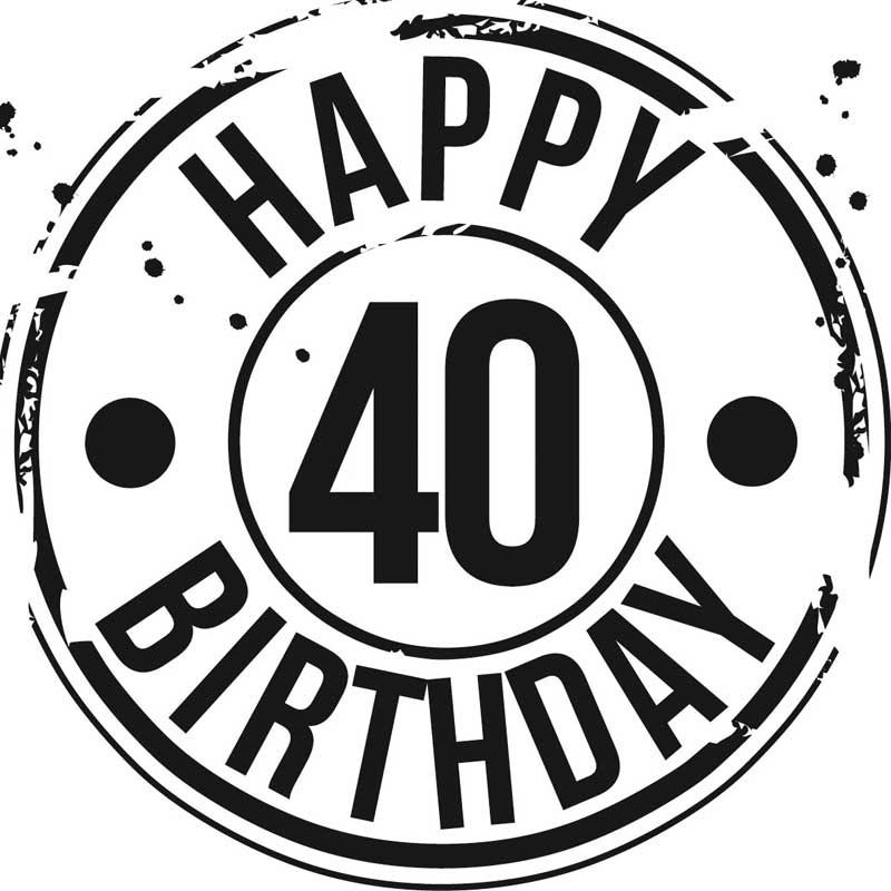 Glückwunschkarten Zum 40. Geburtstag Zum Ausdrucken Medico Gloveli