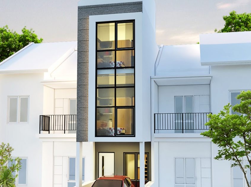 Desain Rumah Lebar 6 Meter 2 Lantai RACHVSTHEKITCHEN Desain Rumah Lebar 6 Meter 2 Lantai RACHVSTHEKITCHEN