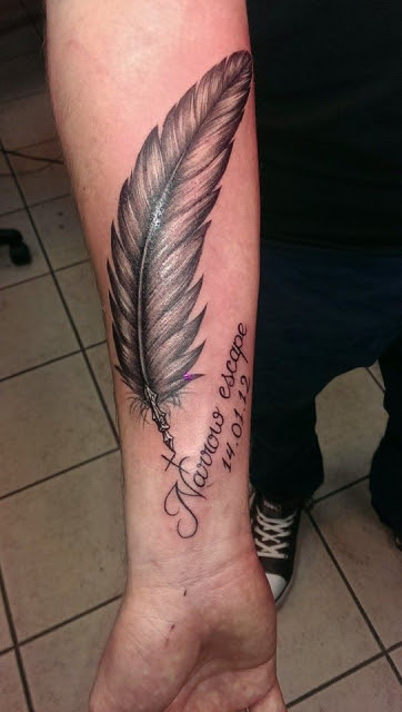 Tattoo flügel männer arm Flügel tattoo