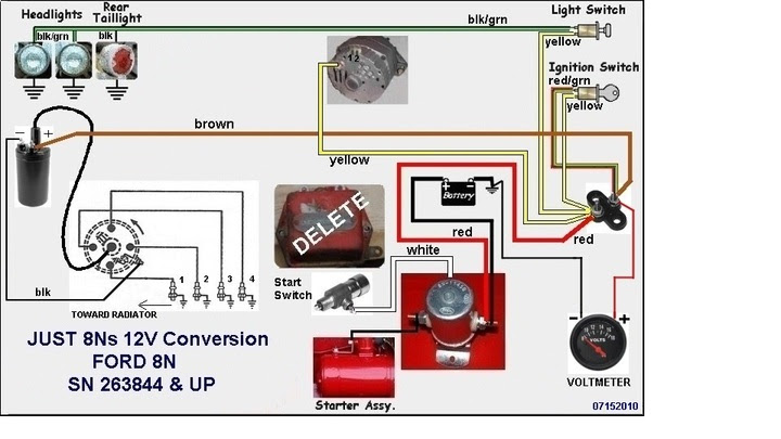 28 8n Ford Tractor Wiring Diagram 6 Volt - Wiring Diagram List