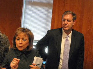Gov. Susana Martinez & Chief of Staff Keith Gardner