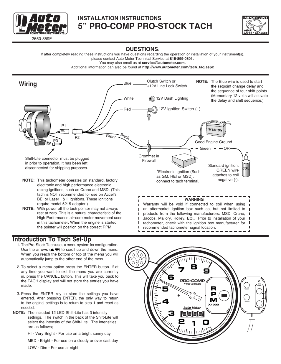 Pro Comp Wiring Diagram