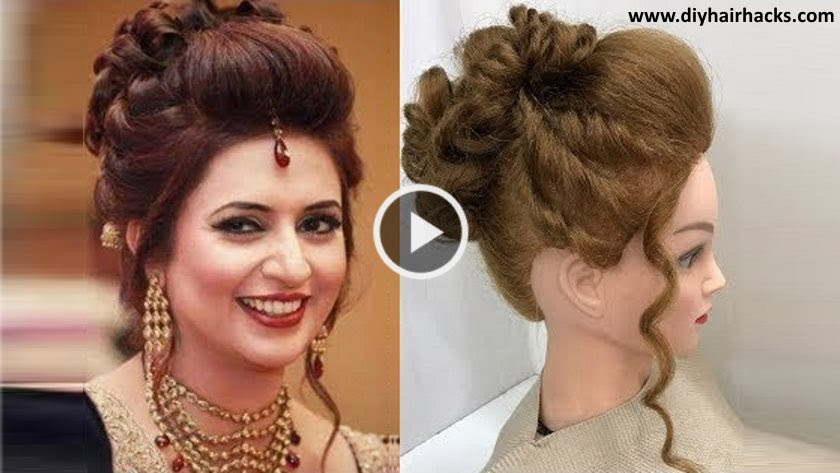 Hair Style Girl Simple Side Puff Simple Hair Style