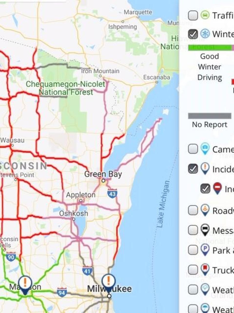 28 Wi 511 Road Conditions Map - Online Map Around The World