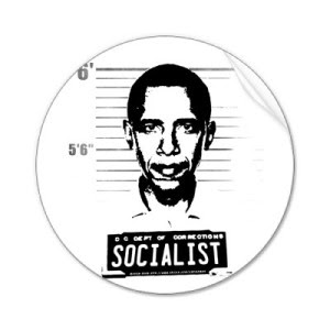 Obama Mug Shot socialist