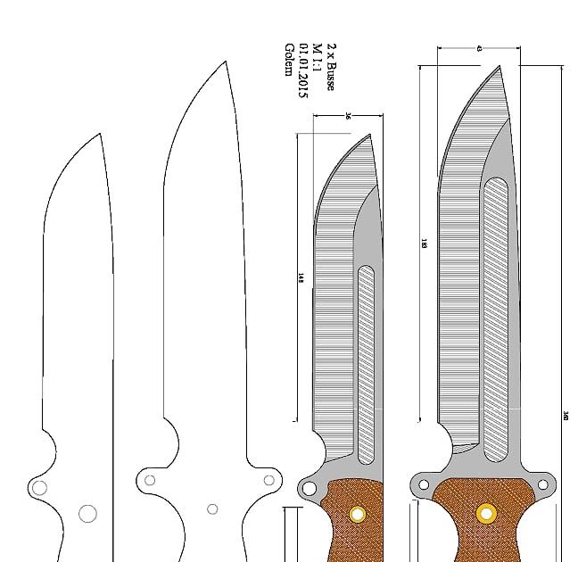 Blueprint Throwing Knife Template Martin Printable Calendars