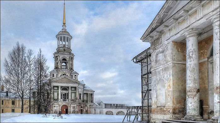 Торжок.Борисоглебский монастырь