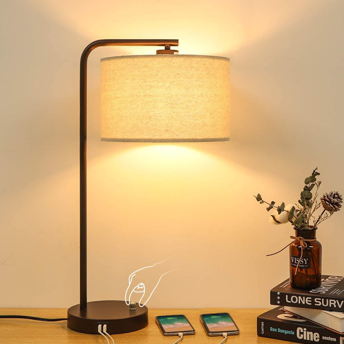 Table Reading Lamps Amazon - Led Desk Lamp Topelek Eye Caring Bedside