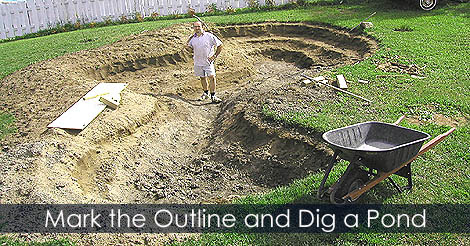 How To Build A Pond Building Water Garden Or Fish Pond
