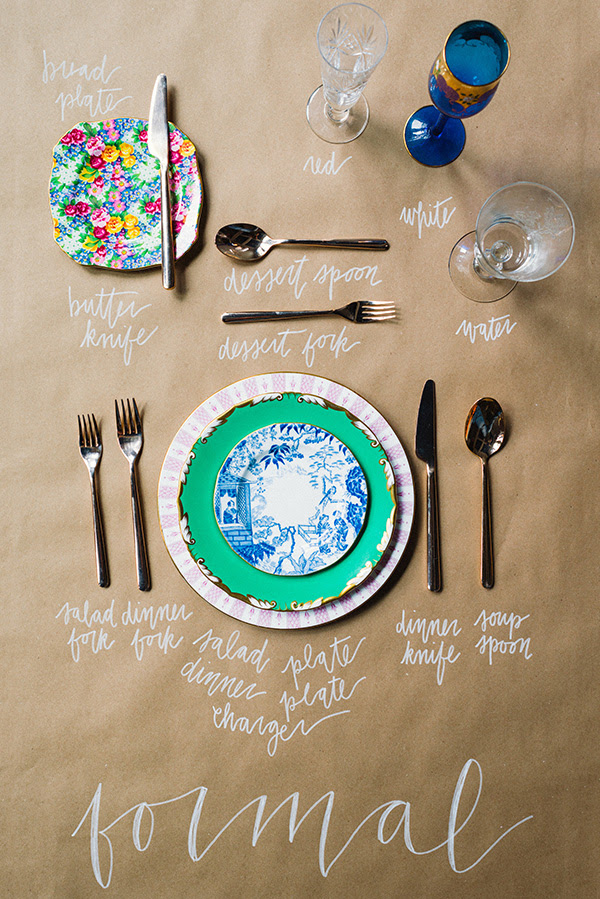 formal place settings