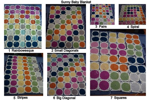 Sunny Baby Blanket Layouts