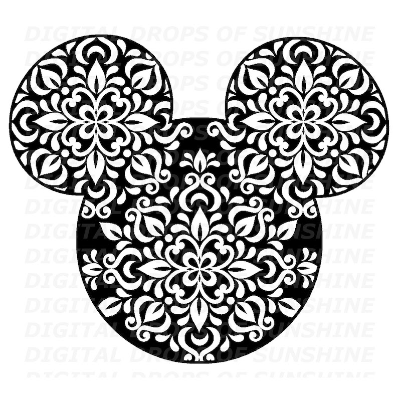 Download 224+ Silhouette Disney Mandala Svg Free File SVG PNG DXF EPS Free