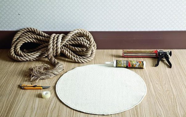 коврик из каната