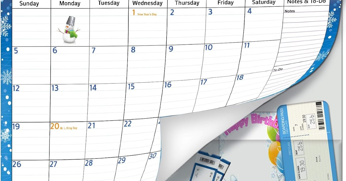 Pocket Wall Calendar 2021 | Calendar 2021