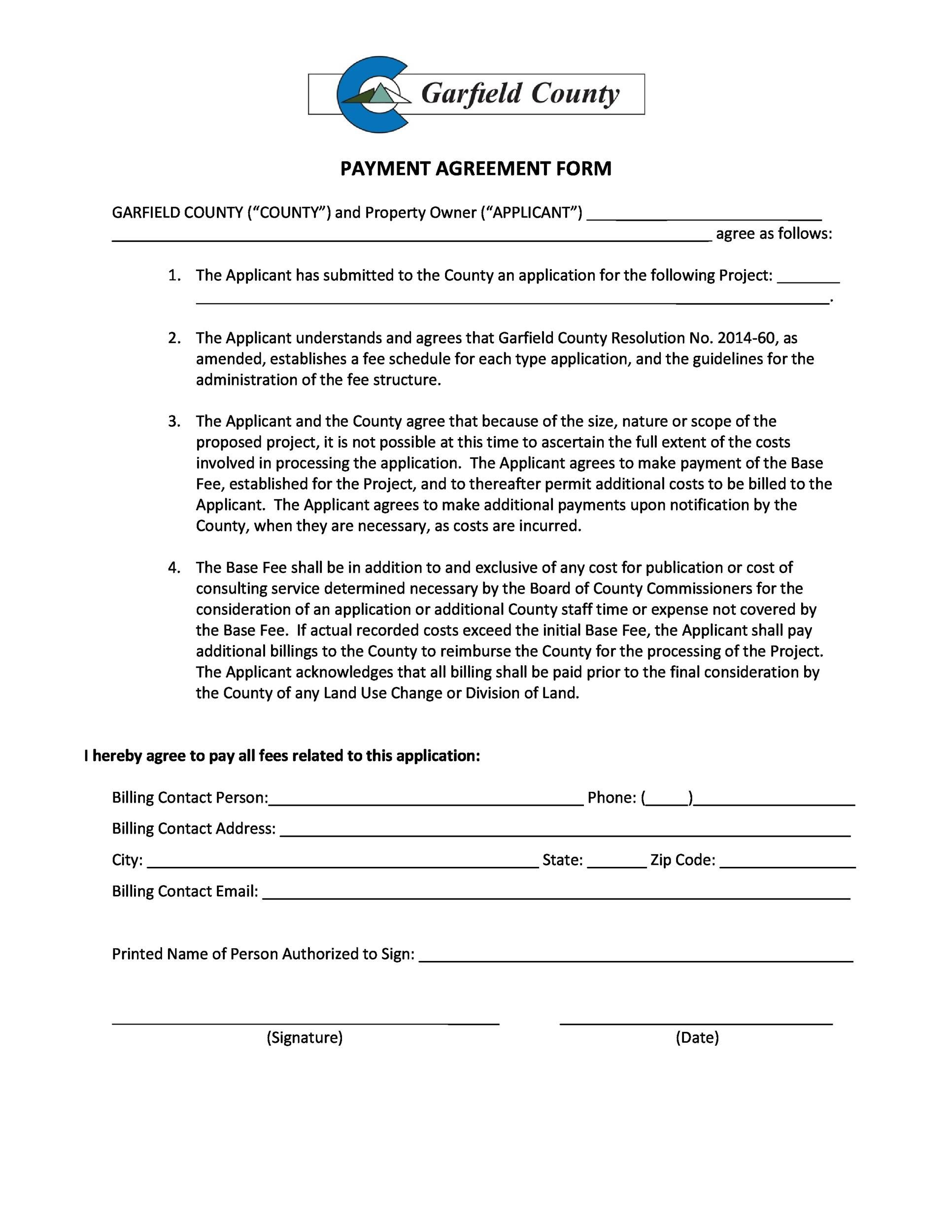 Written Agreement Template For Payment | Best of Document Template