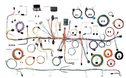 1965 Mustang Wiring Harness Diagram : American Autowire Mustang Classic