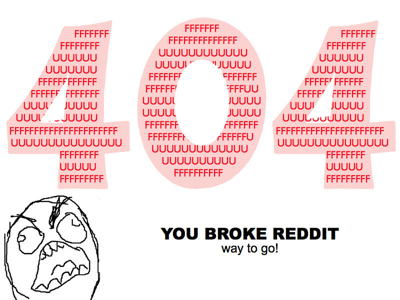 Reddit 404 Page You Broke Reddit