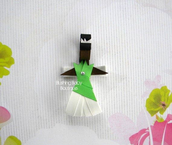 Tiana-- Little Princess Clip Collection-- Inspired by Disney-- Birthdays and Baby Showers