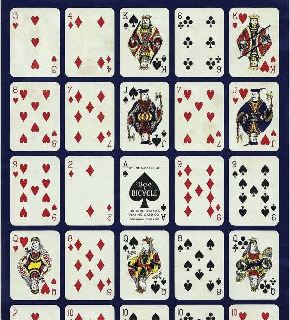 Jumbo Playing Cards Printable merablackmagic
